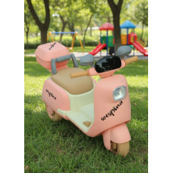 WESPİNA Pembe Akülü 3 Tekerlekli Çocuk Motoru Uzaktan Kumandalı 50 Kilo Taşıma Kapasiteli Müzik Çalarlı 1-6 Yaş WESPİNA Pembe Akülü 3 Tekerlekli Çocuk Motoru Uzaktan Kumandalı 50 Kilo Taşıma Kapasiteli Müzik Çalarlı 1-6 Yaş